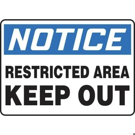 Accuform OSHA NOTICE SAFETY SIGN AUTHORIZED MADC816VP MADC816VP